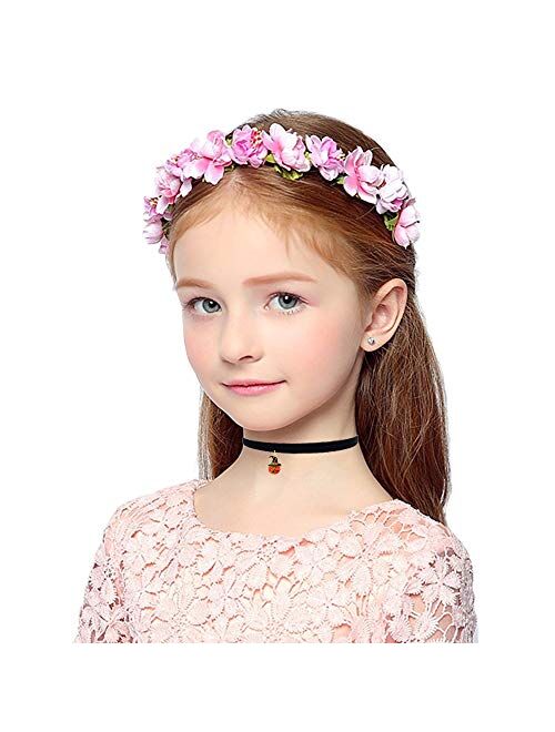 Girls Choker Necklaces Flamingo Unicorn Pandent Accessories for Women Kids Christmas Birthday Gifts