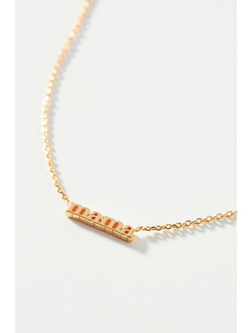 Anthropologie Mama Delicate Necklace