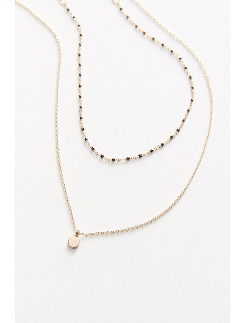 Urban Outfitters Hallie Delicate Layering Necklace Set
