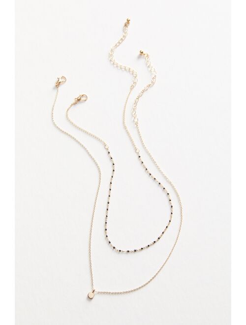 Urban Outfitters Hallie Delicate Layering Necklace Set