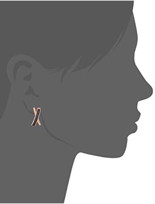 Skagen Women's Stainless Steel Gold-Tone Stud Earrings