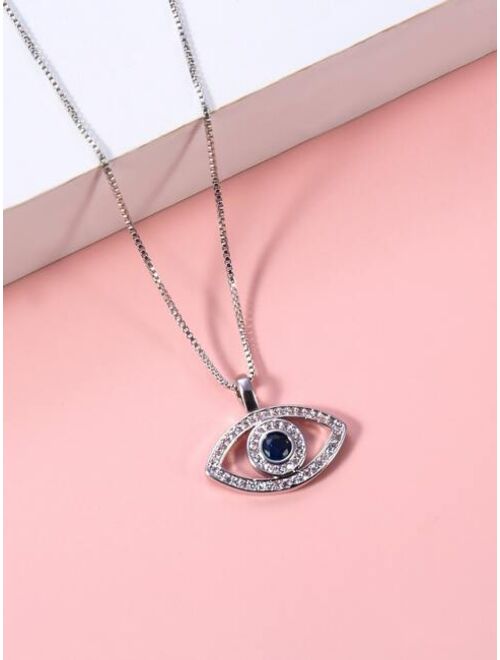 Shein Eye Pendant Necklace