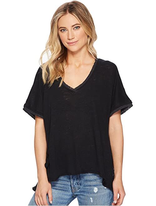 Free People Relaxed Fit Take Me Tee