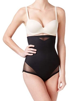 Extra Firm Sexy Sheer Shaping Hi-Waist Brief