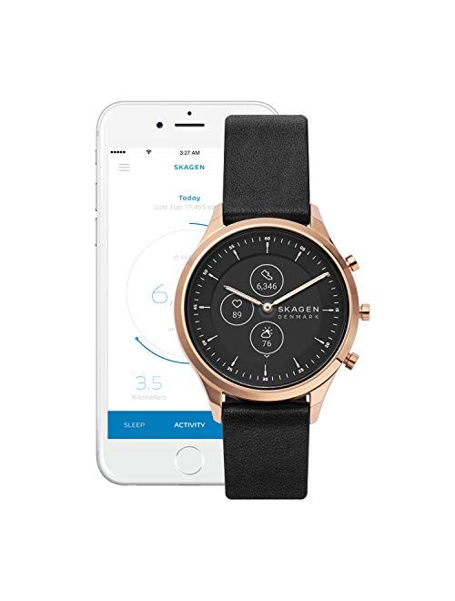 Skagen Women's Hybrid HR Jorn Smartwatch with Smartphone Notifications, Music Control, and Activity Tracker