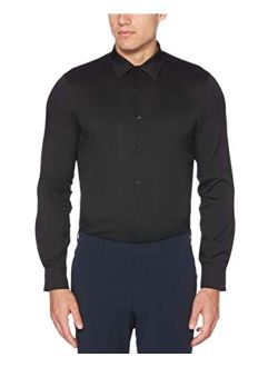 Men's Slim Fit Solid Stretch Dress Shirt