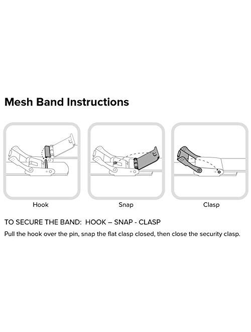 Skagen Men's 18mm Stainless Steel Mesh Watch Strap, Color: Rose Gold (Model: SKB6076)