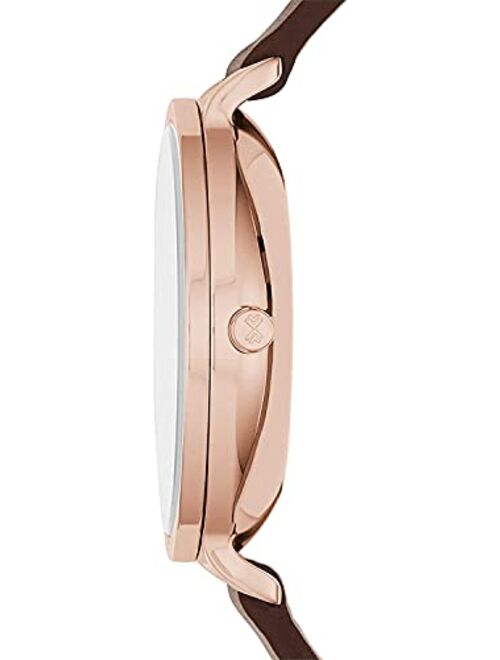 Skagen Women's SKW2356 Hagen Dark Brown Leather Watch