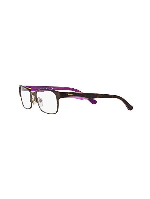 Vogue Eyewear Women's Vo3918 Rectangular Prescription Eyeglass Frames