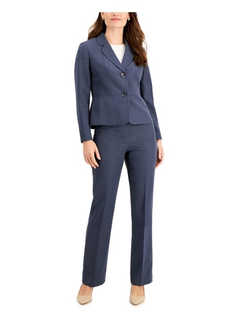 Le Suit Petite Two-Button Pantsuit