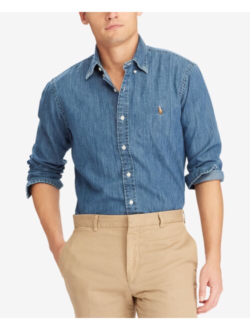 Polo Ralph Lauren Men's Long Sleeve Classic-Fit Denim Shirt