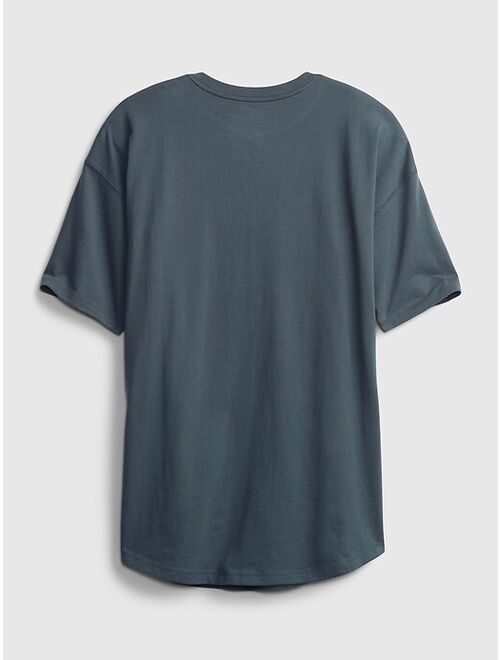 GAP Teen 100% Organic Cotton Henley Shirt