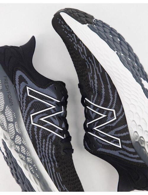 New Balance Fresh Foam 1080 sneakers in black and gray