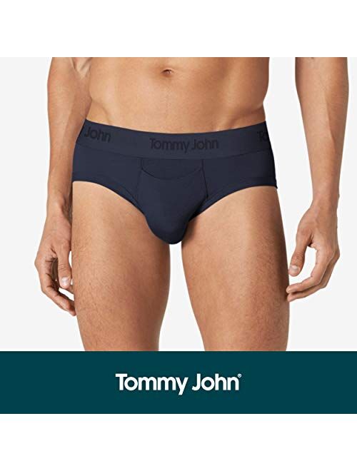 Tommy John Men's Second Skin Briefs - 3 Pack - No Ride-Up Comfortable Breathable Underwear for Men