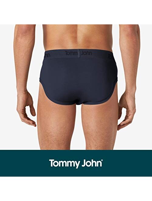 Tommy John Men's Second Skin Briefs - 3 Pack - No Ride-Up Comfortable Breathable Underwear for Men