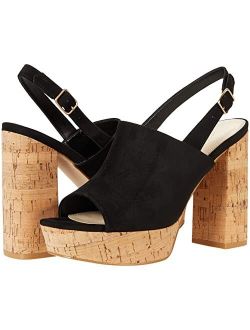 Block Crock Style Heel Open Toe With Side Buckle Closure Sandals