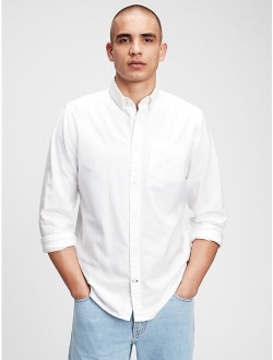 Oxford Long Sleeve Button Down Standard Fit Shirt