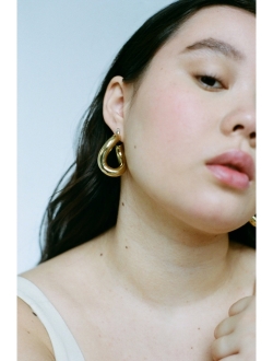 Laura Lombardi Gold Anima Hoop Earrings