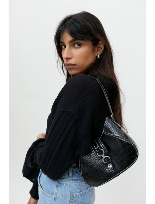 Urban Outfitters UO Yas Contrast Stitch Baguette Bag