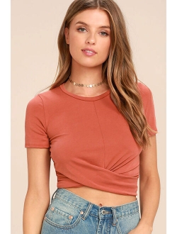 All-Access Pass Washed Black Crop Top