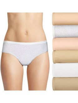 Ultimate 6-Pack Breathable Cotton Hipster Panty 41H6CC