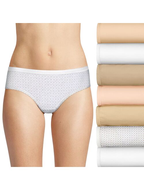 Women's Hanes Ultimate® 7-Pack Breathable Cotton Hipster Panty 41H7EC