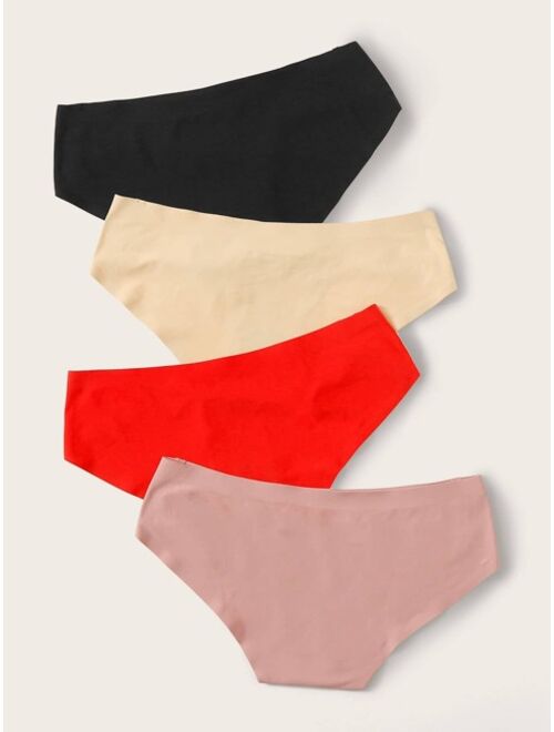 Shein 4pack Solid Panty Set