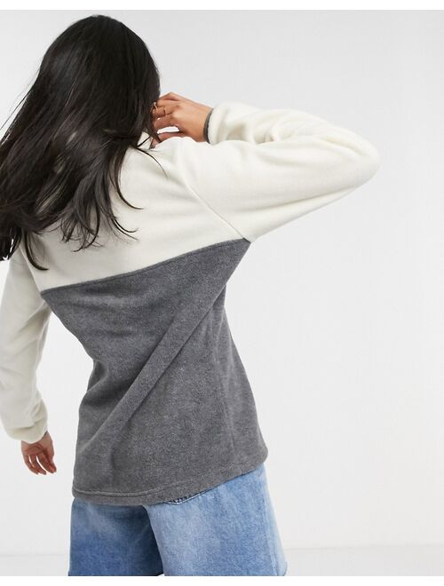 Columbia Benton Springs half snap fleece in gray