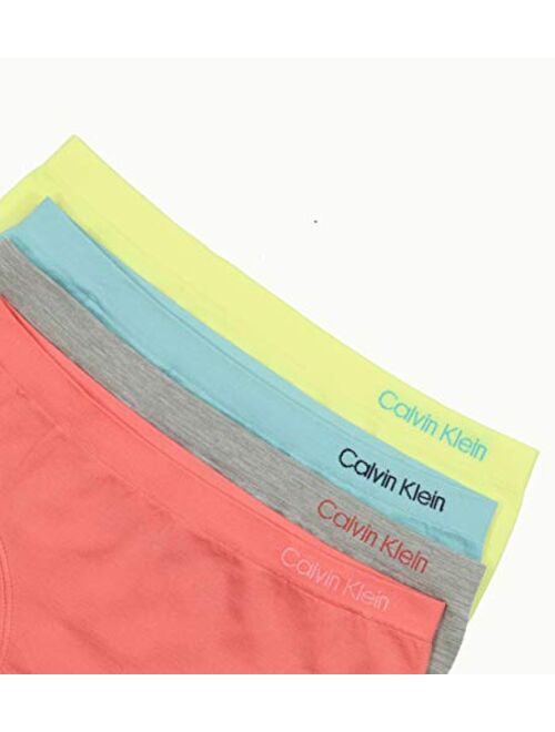 Calvin Klein Girls Underwear Seamless Hipster Panties, 4 Pack