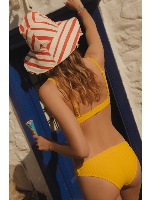 Solid & Striped Citrus Bikini Top