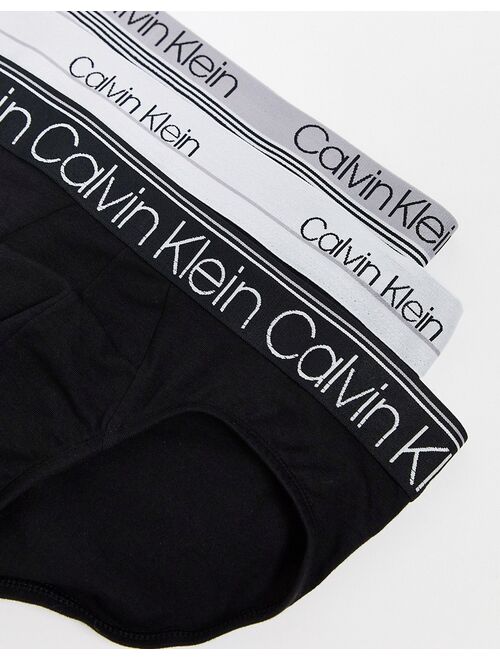 Calvin Klein Calvin Kein Cotton And Elastane Brief Combo Pack Of Underwear