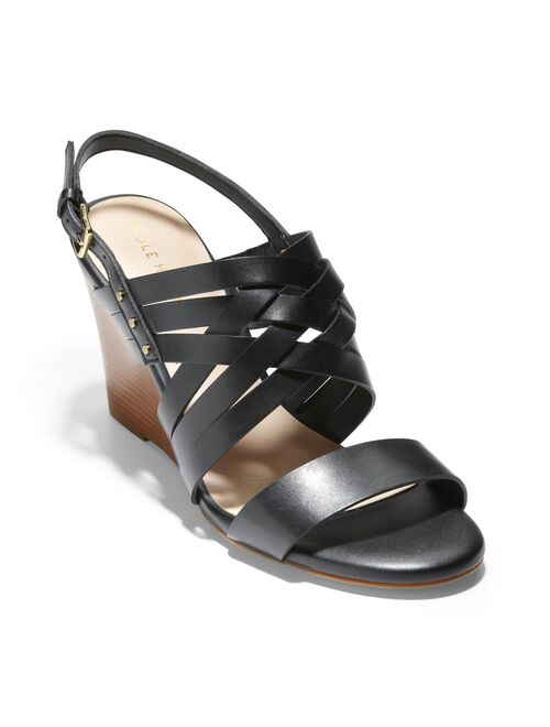 Cole Haan Mariana Women's Leather Wedge Sandals