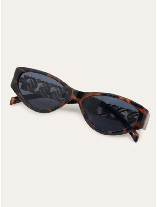 Shein Tortoiseshell Frame Sunglasses