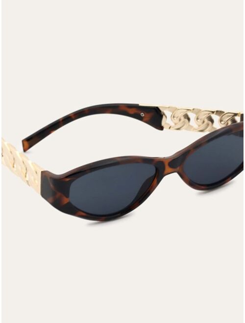 Shein Tortoiseshell Frame Sunglasses