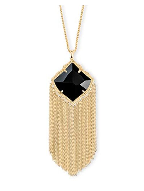 Kendra Scott Kingston Long Pendant Fringe Necklace for Women, Fashion Jewelry