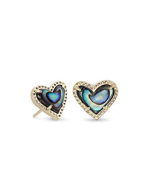 Kendra Scott Ari Heart Stud Earrings for Women, Fashion Jewelry