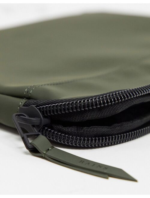 Rains 1651 zip top 13 inch laptop case in green