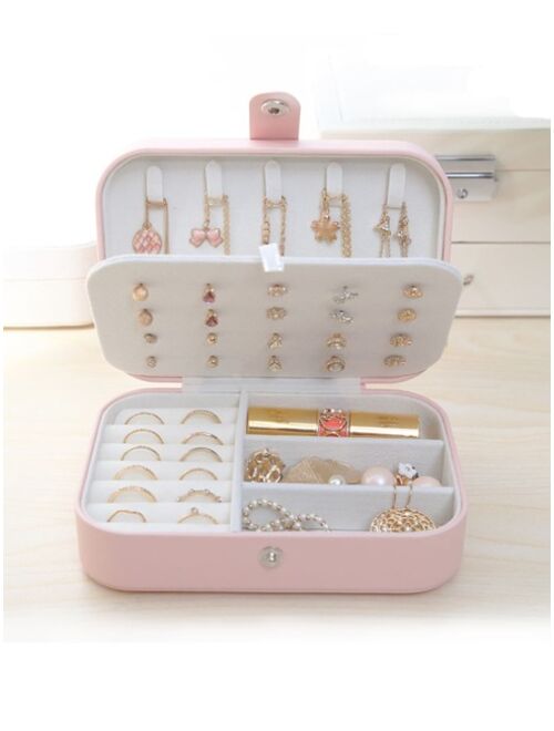 Shein 1pc Solid Jewelry Storage Box