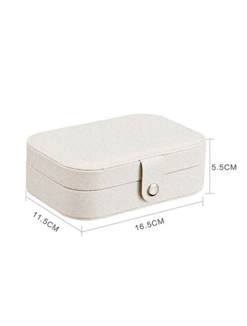 Shein 1pc Solid Jewelry Storage Box