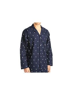 Men's All Over Pony Pajama Shirt L008