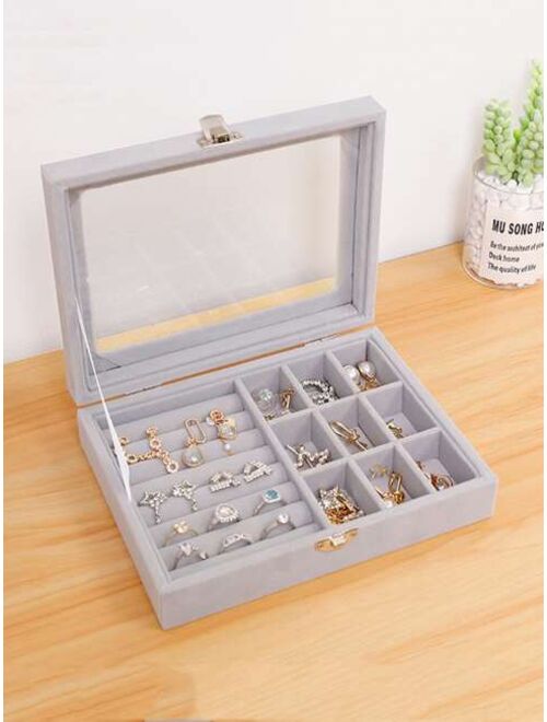 Shein Solid Jewelry Storage Box