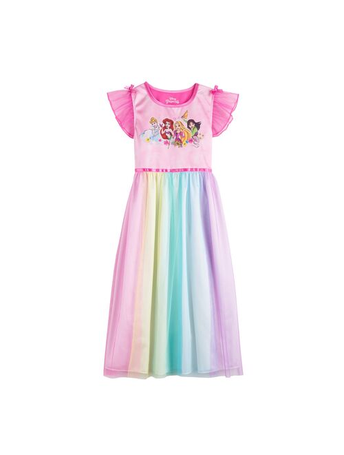 Disney Princess Girls 4-8 Fantasy Gown Nightgown