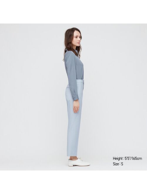 Uniqlo WOMEN SMART 2-WAY STRETCH SOLID ANKLE-LENGTH PANTS