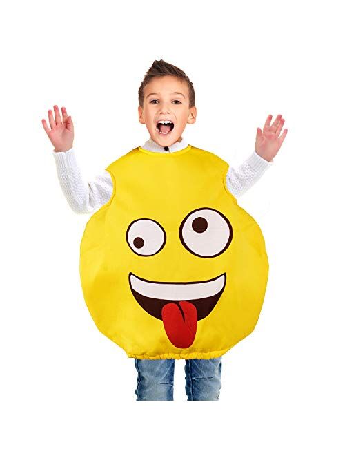 Tigerdoe Emoticon Costume for Kids - Unisex Funny Costume - Party Accessories - Kids Dress Up Yellow