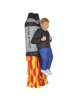 Costumes - Jet Pack Kids Inflatable Costume - Great Illusion Fancy Dress Outfit One size fits most Children upto 5ft