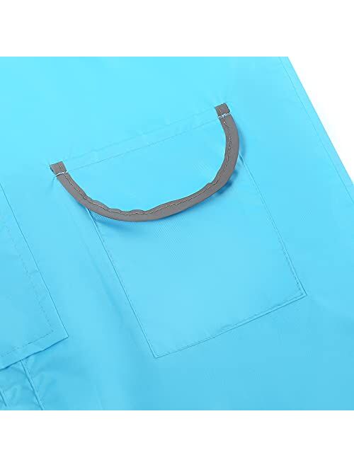 TIME LOVER Kids Rain Coat, Cartoon Children Toddler Rainwear Jacket Poncho for Boy Girl 2-12 Years