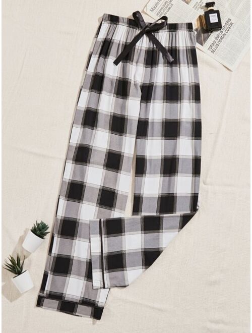Shein Gingham Bow Front Sleep Pants