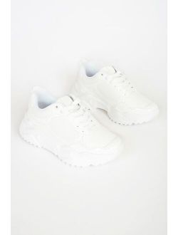 Danie White Chunky Sneakers