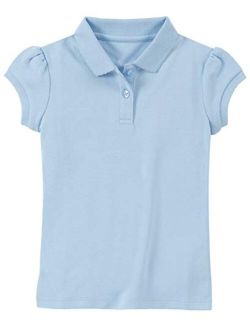 Girls' School Uniform Short Sleeve Interlock Polo