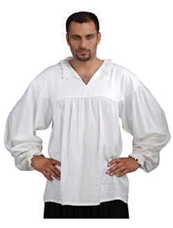 ThePirateDressing Medieval Poet's Pirate Early Renaissance Costume Shirt C1116